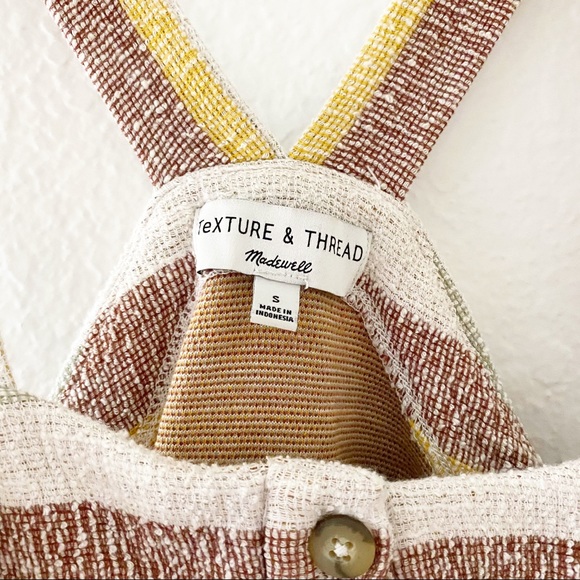 Madewell | Texture & Thread Striped Tie Front Tank - Picture 6 of 7